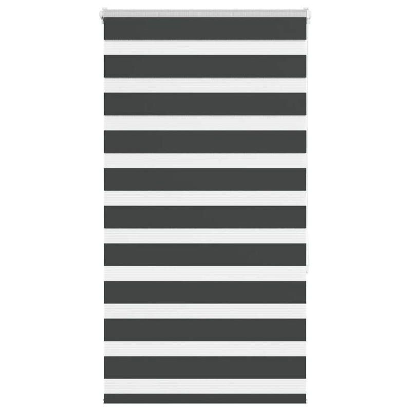 Store zbre noir 85x150 cm largeur du tissu 80,9 cm polyester