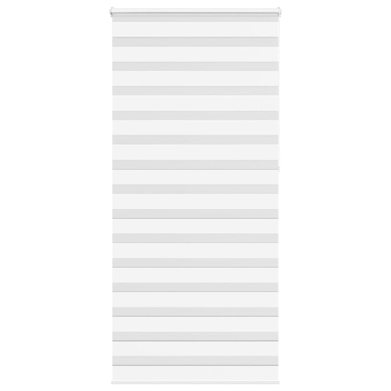 Store zbre blanc 115x230 cm largeur du tissu 110,9cm polyester