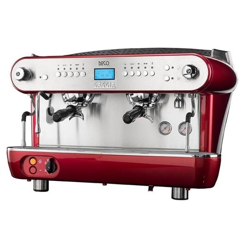 Gaggia Deco 2GR Espresso Machine - Red