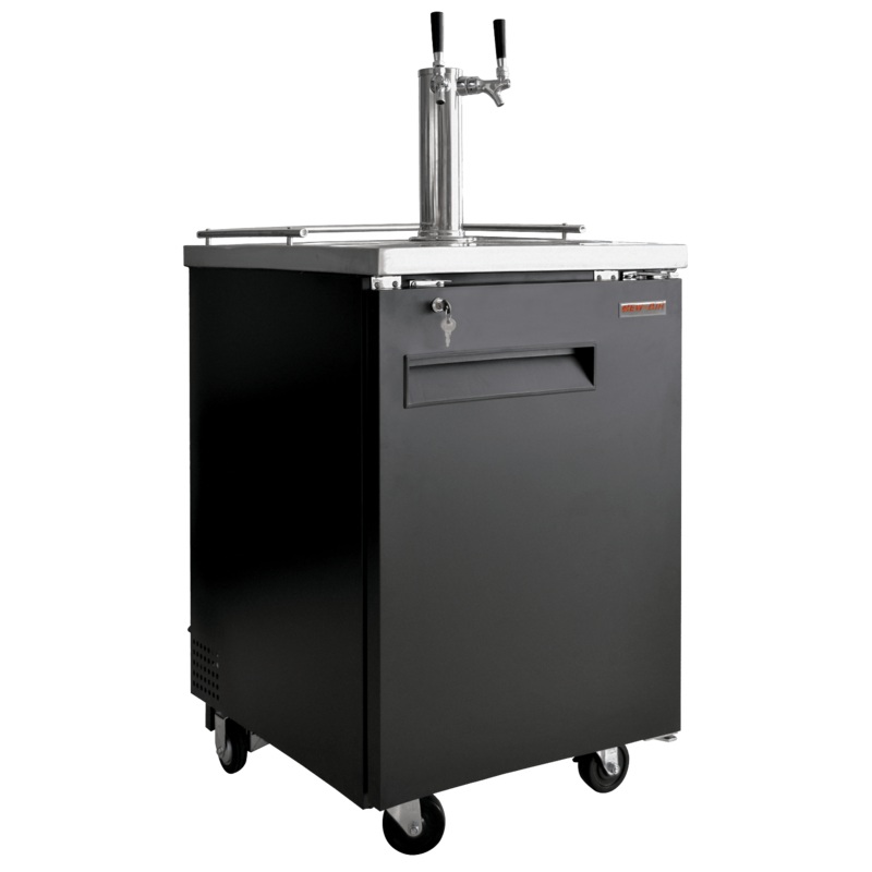 New Air NBD-23-SB 23" Solid Single Door Beer Dispenser