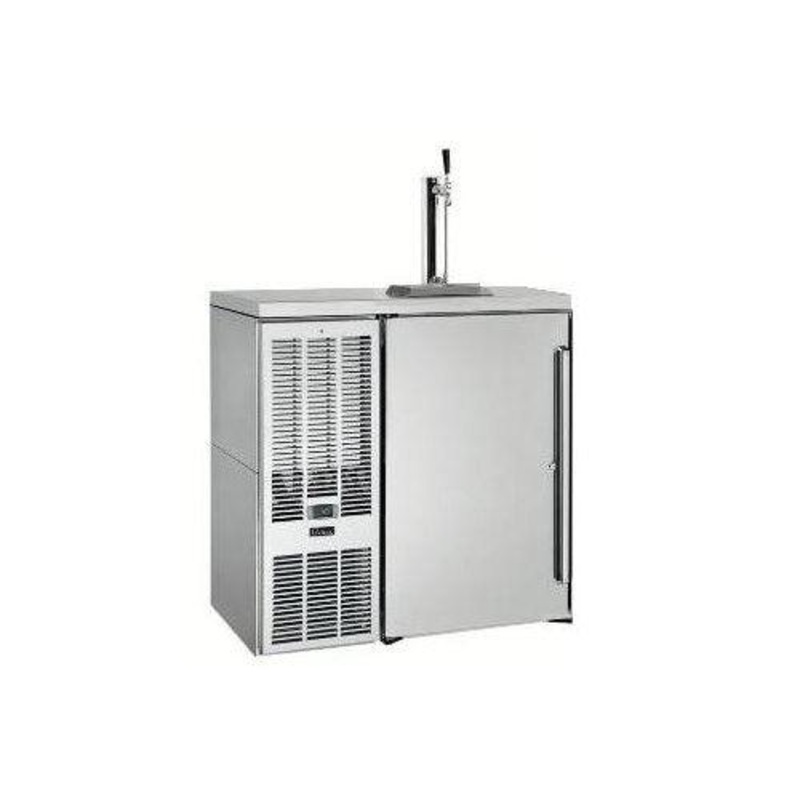 Perlick DDS36 36" 1-Keg Self-Contain Direct Draw Beer Dispenser With 1 Tap and Digital Control