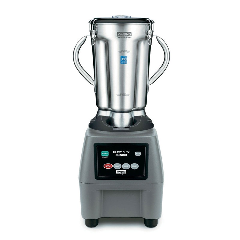 Waring CB15 3.8 L Stainless Steel 3-Speed Electronic Blender - 120V/1800W