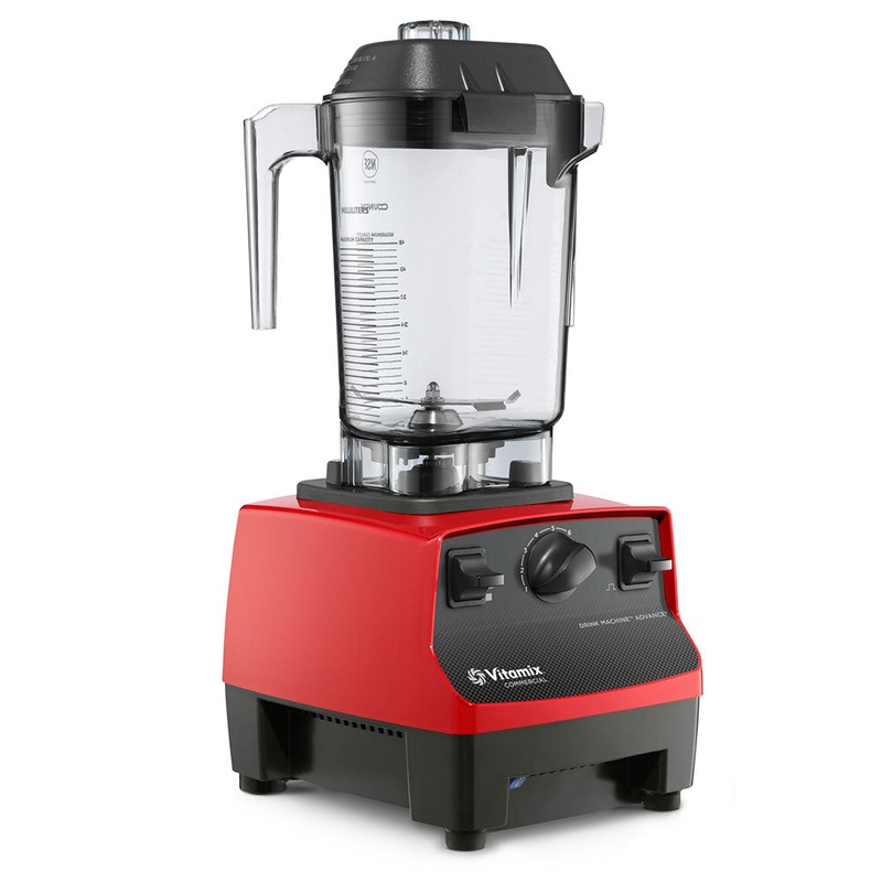 Vitamix 62825 48 Oz. The Drink Machine Red Advance Blender - 120V/2.3 Hp