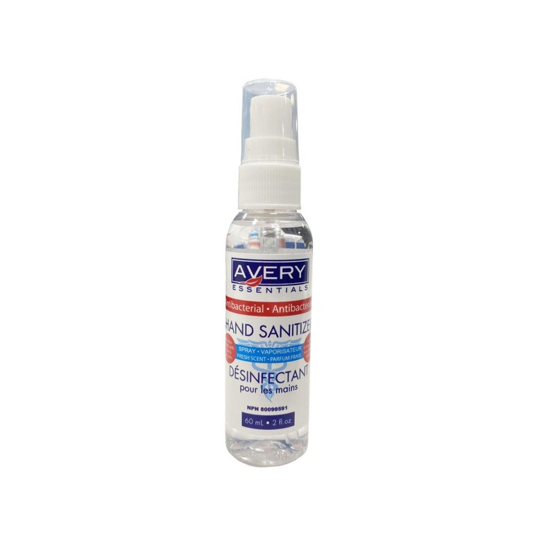 Avery 60 ml Spray Hand Sanitizer - 13070