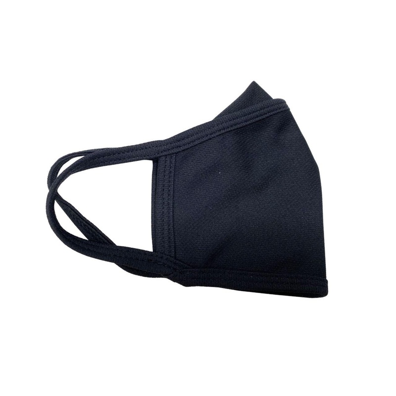 Nella 3 Layer Polyester Air Filter Face Mask - Black