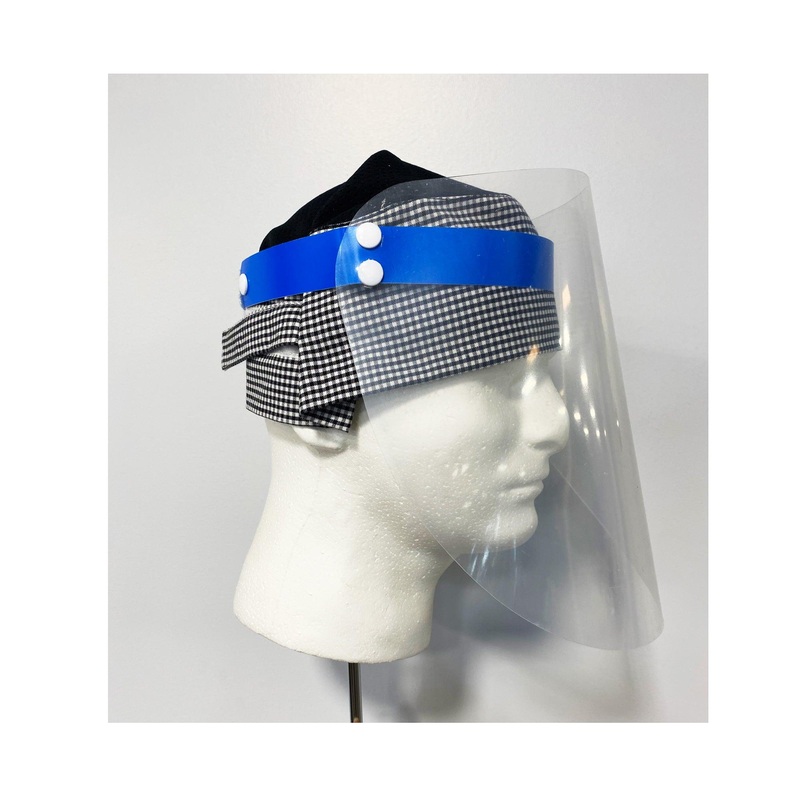 Nella 9.5" x 8.5" Plastic Face Shield with Velcro Closure - NFS9X8