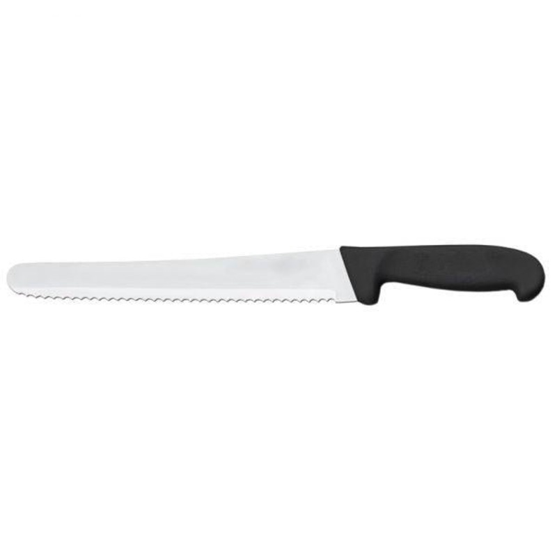 Nella 10" Slicer Curved Wave Edge Knife With Polypropylene Handle - 12452