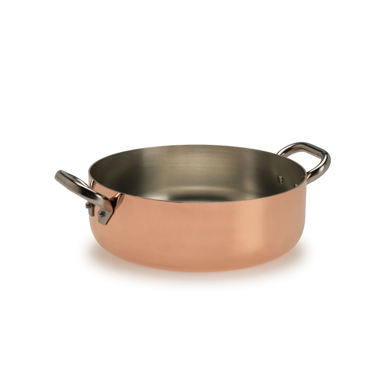 Pentole Agnelli ALCU106PI24 9.4" Brass Copper with Handle