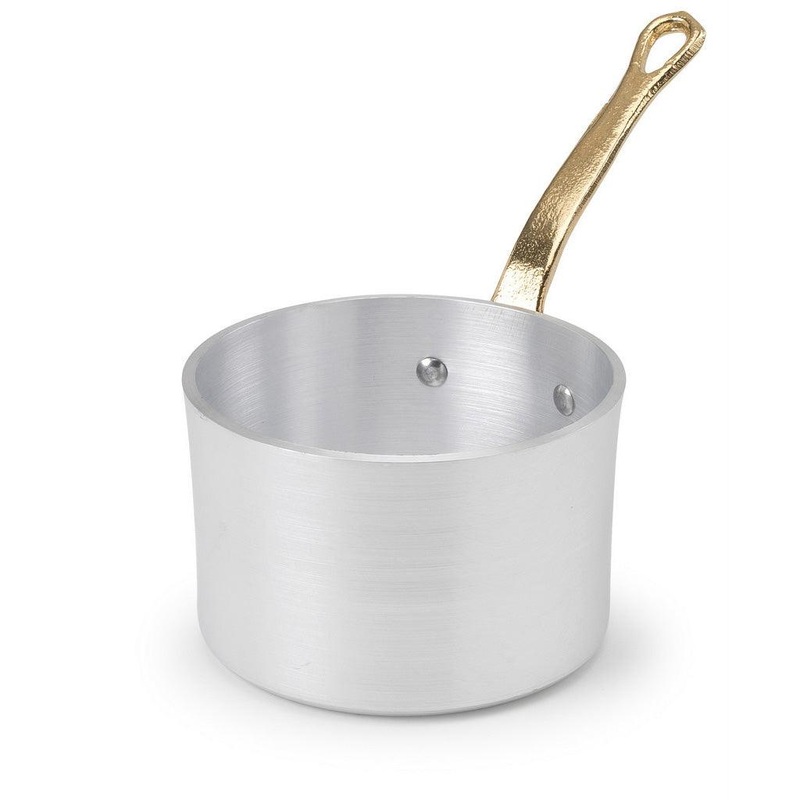 Pentole Agnelli ALMA10510 4" Serving Casserole with Brass Handle