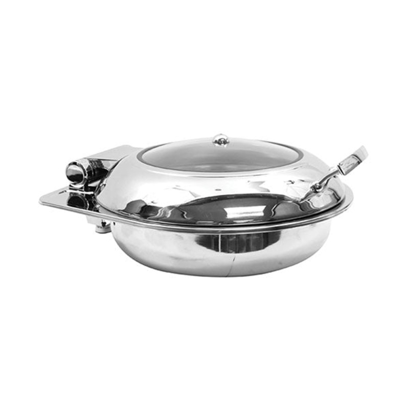 TableCraft CW40165 4 Qt. Quick View Round Induction Chafing Server