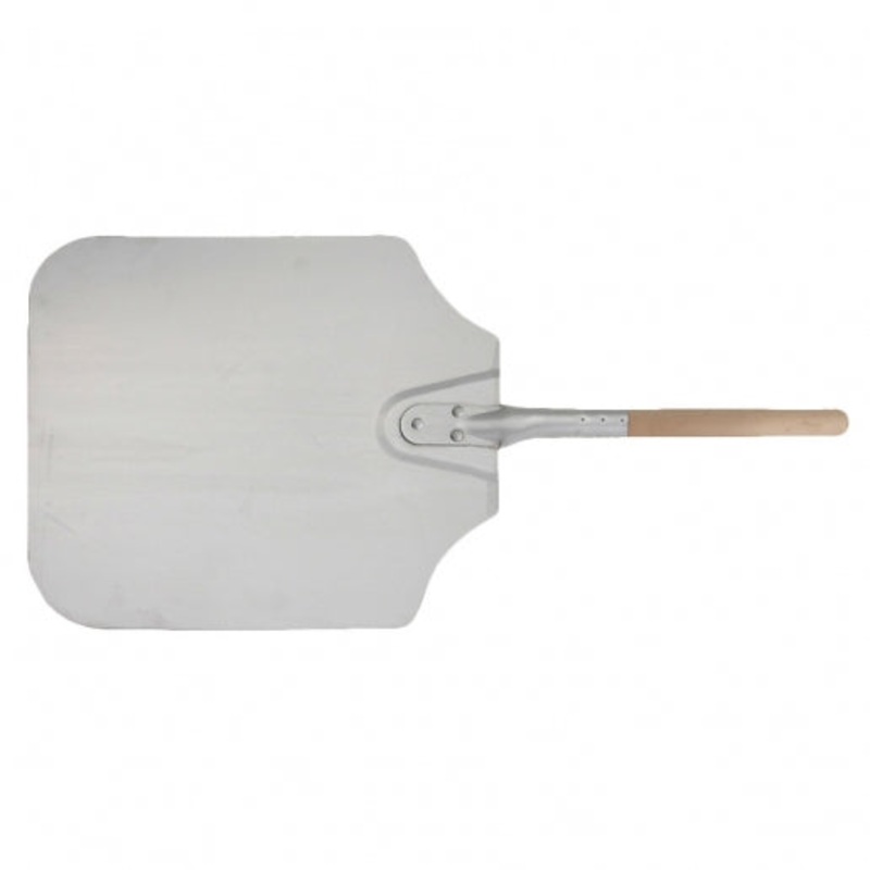 Winco APP-10M 16" x 14" Aluminium Pizza Peel with 10" Handle