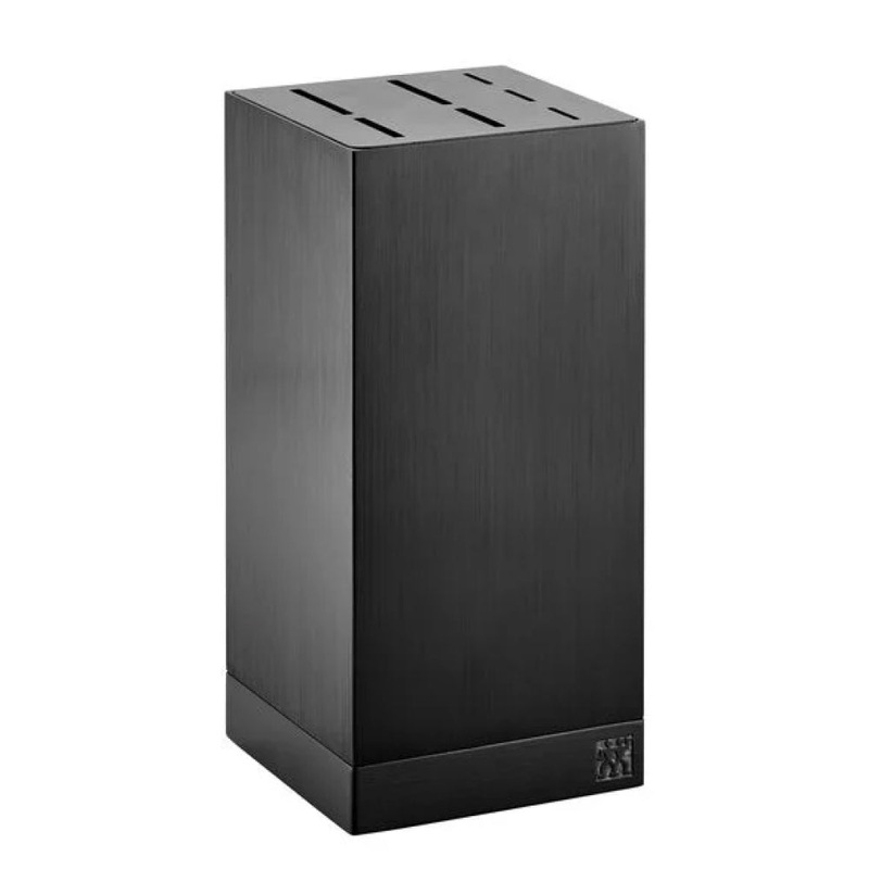 Zwilling 7-Slot Aluminum Black Knife Block - 35100-592