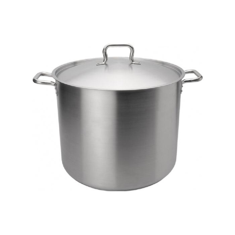 Browne 16 Qt. Elements Stainless Steel Deep Stock Pot - 5733916