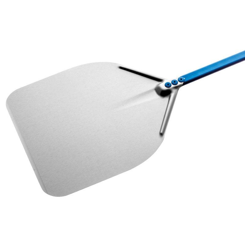 GI Metal A-32R Azzurra 13 Aluminum Rectangular Pizza Peel with 59 Handle