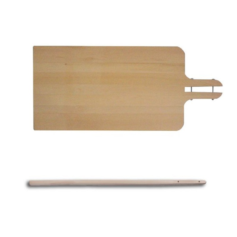 Nella 18" x 36" Wooden Oven Detachable Pizza Peel