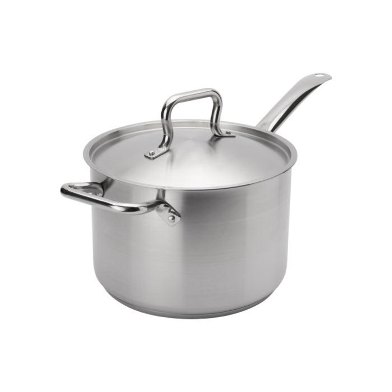 Browne 10 Qt. Elements Stainless Steel Sauce Pan - 5734040