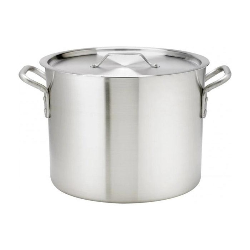 Browne 140 Qt. Thermalloy Aluminum Deep Stock Pot - 5814240