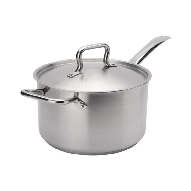 Browne 5.3 Qt. Elements Stainless Steel Sauce Pan - 5734035