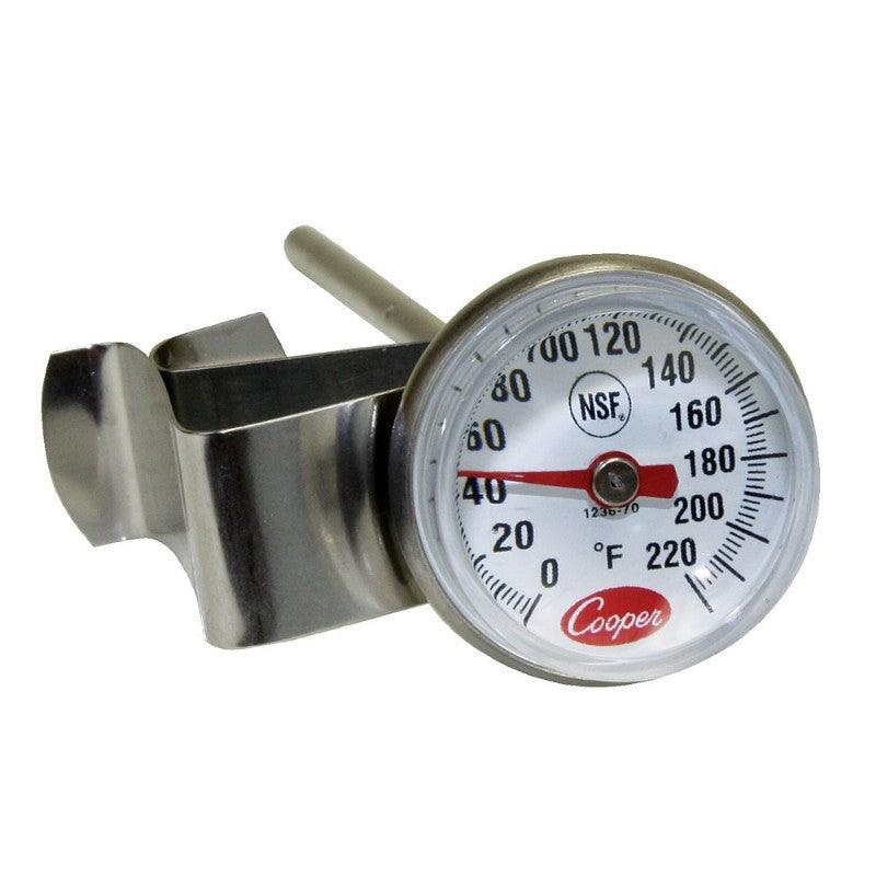 Cooper Atkins 1236-70 1" Dial Espresso / Cafe Thermometer with 5" Probe