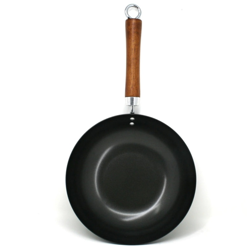 Danesco 6393641BK 9" Zen Non-Stick Wok Frying Pan