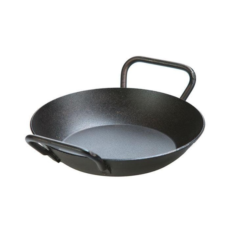 Lodge CRS8DLH 8" Carbon Steel Pan with Loop Handles