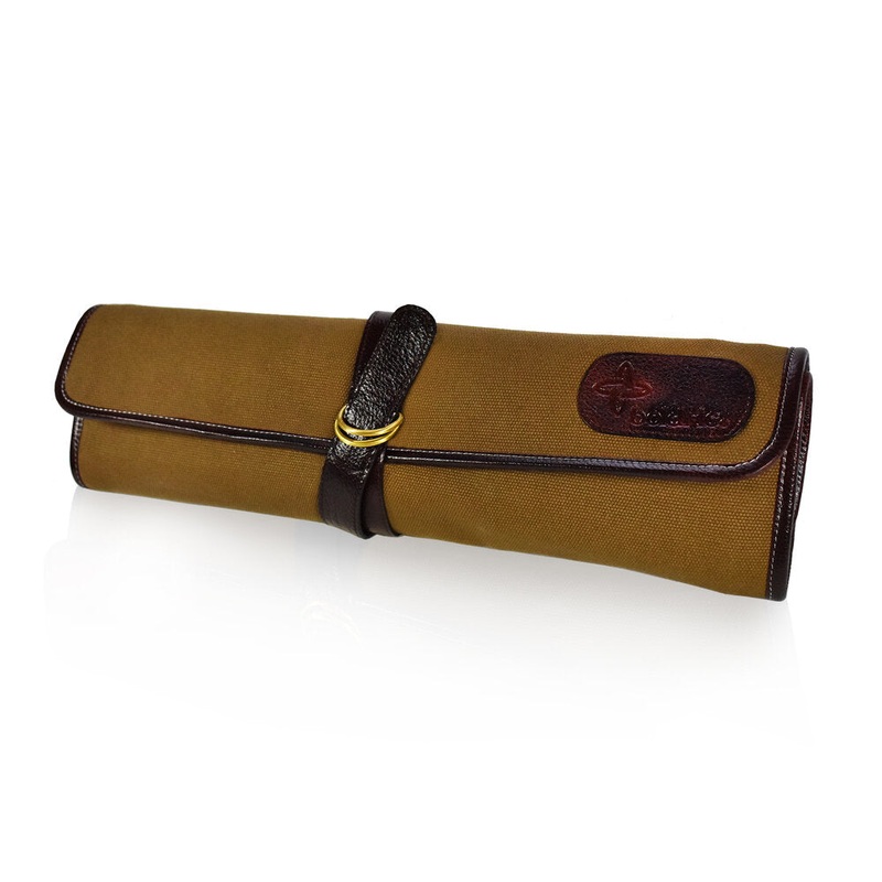 Boldric BOCT105 7-Pocket Khaki Canvas DD Hook Tie Knife Bag