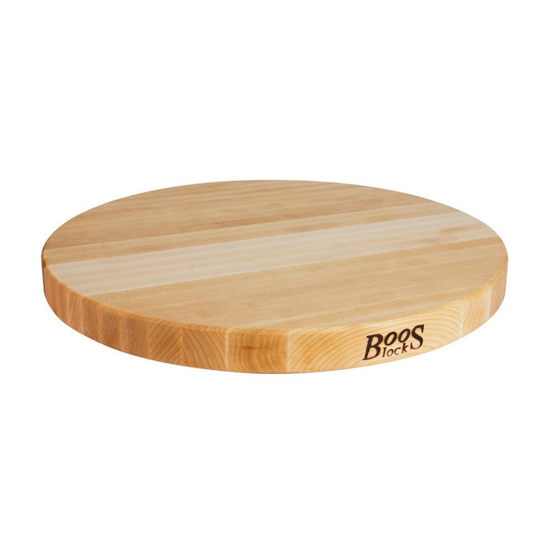 John Boos R18 18 Round Maple Cutting Board