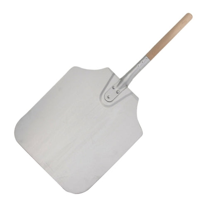 Winco APP-26 14" x 12" Aluminium Pizza Peel with 12" Handle