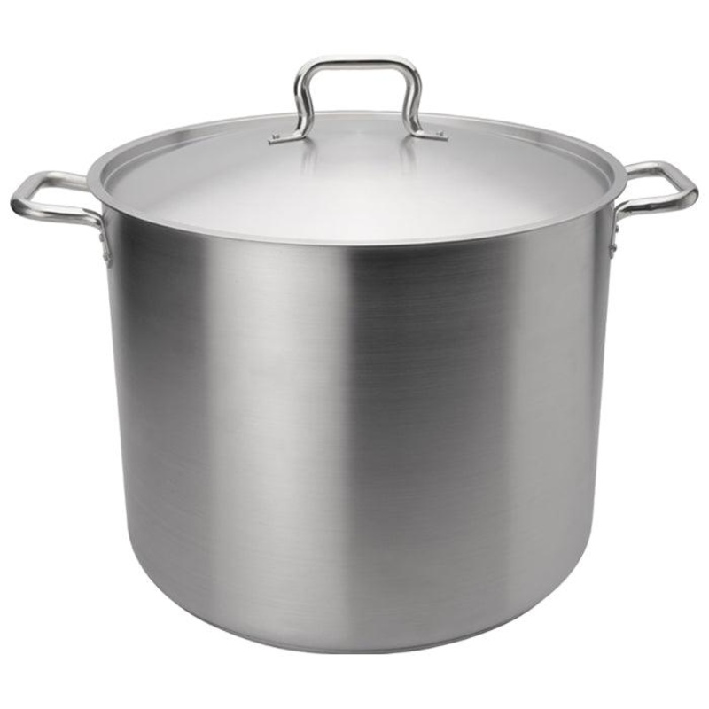 Browne 20 Qt. Elements Stainless Steel Deep Stock Pot - 5733920