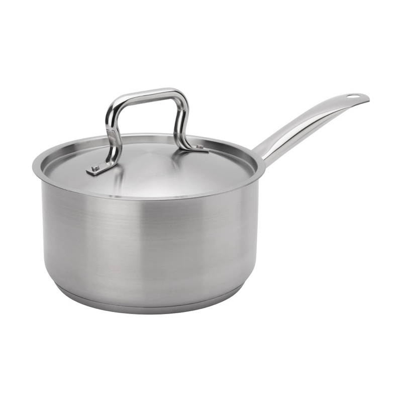 Browne 3.5 Qt. Elements Stainless Steel Sauce Pan - 5734033
