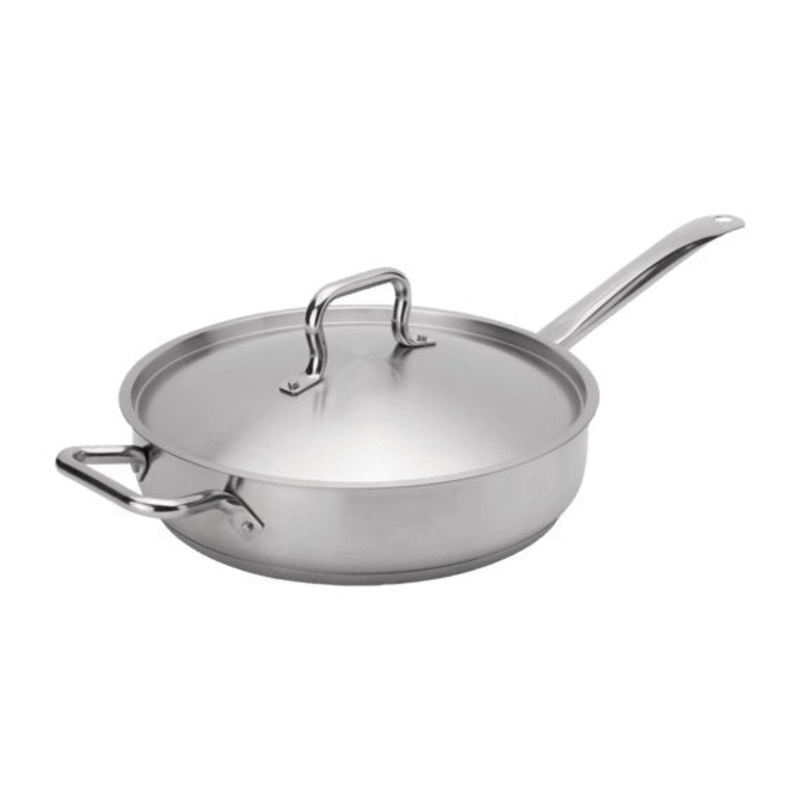 Browne 5 Qt. Stainless Steel Saute Pan - 5734185