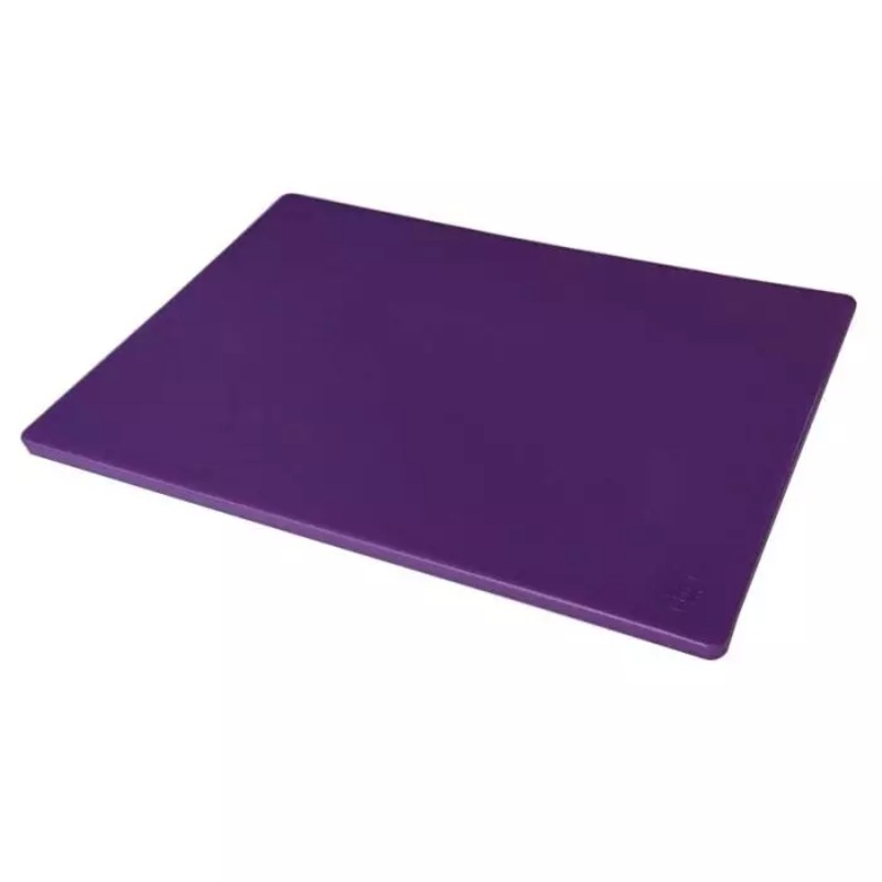 Nella 18" x 24" x 0.5" Polyethylene Rigid Cutting Board - Purple - 44277