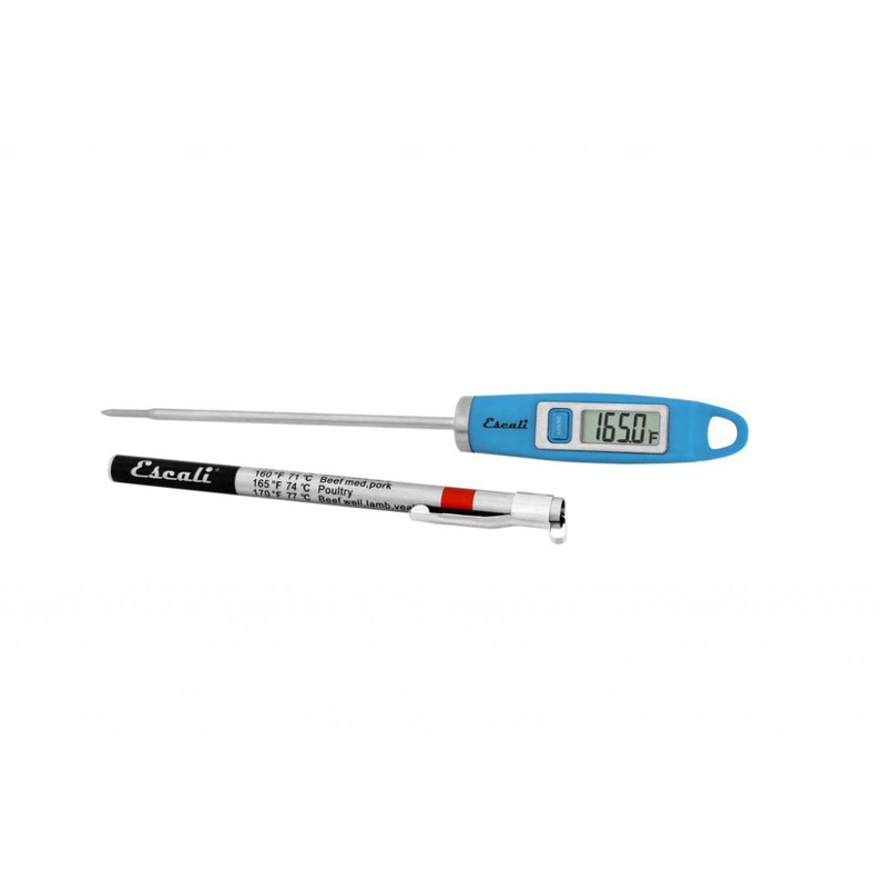 San Jamar THDGBL 4.75" Probe Gourmet Digital Thermometer - Blue
