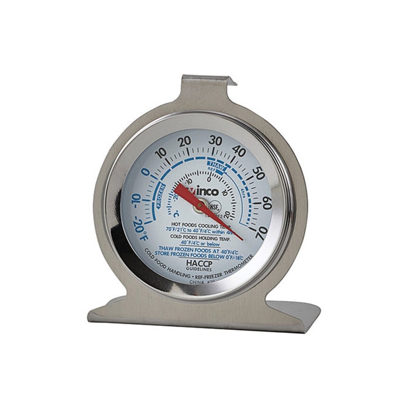 Winco 2 Diameter Refrigerator/Freezer Dial Thermometer - TMT-RF2