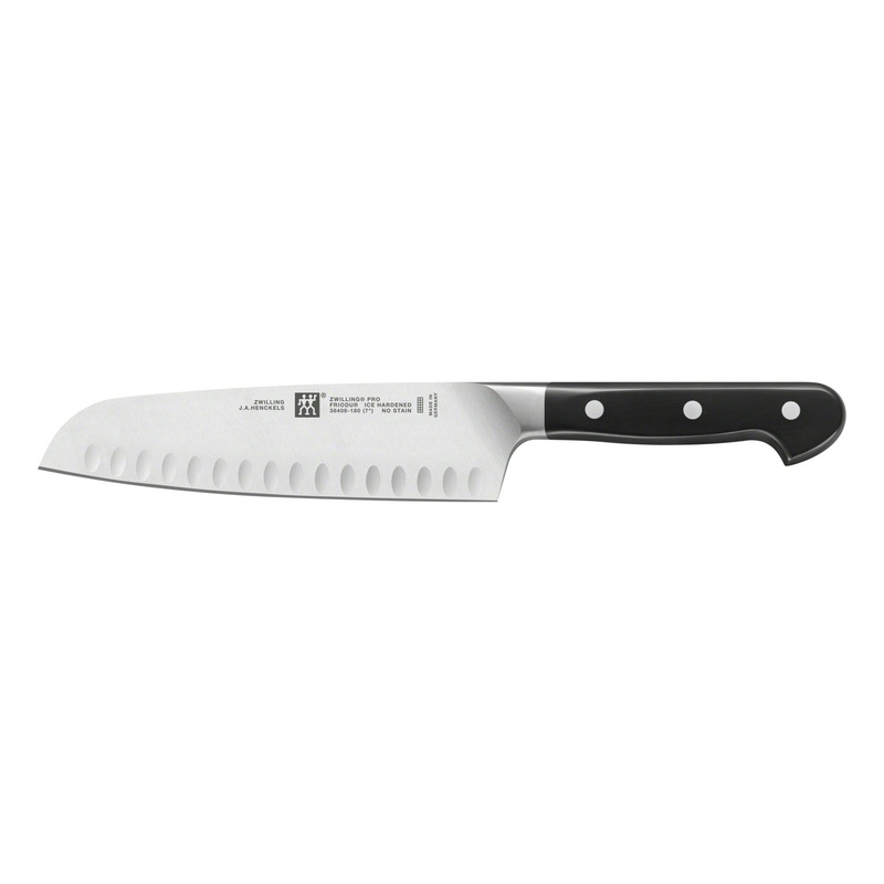Zwilling Pro 7" Granton Edge Santoku Knife - 38408-181