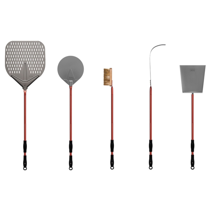 Alfa AC-5PSET48 Large 5-Piece Pizza Peel Set