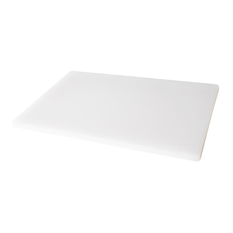 Nella 18" x 24" x 0.5" Polyethylene Rigid Cutting Board - White - 41208