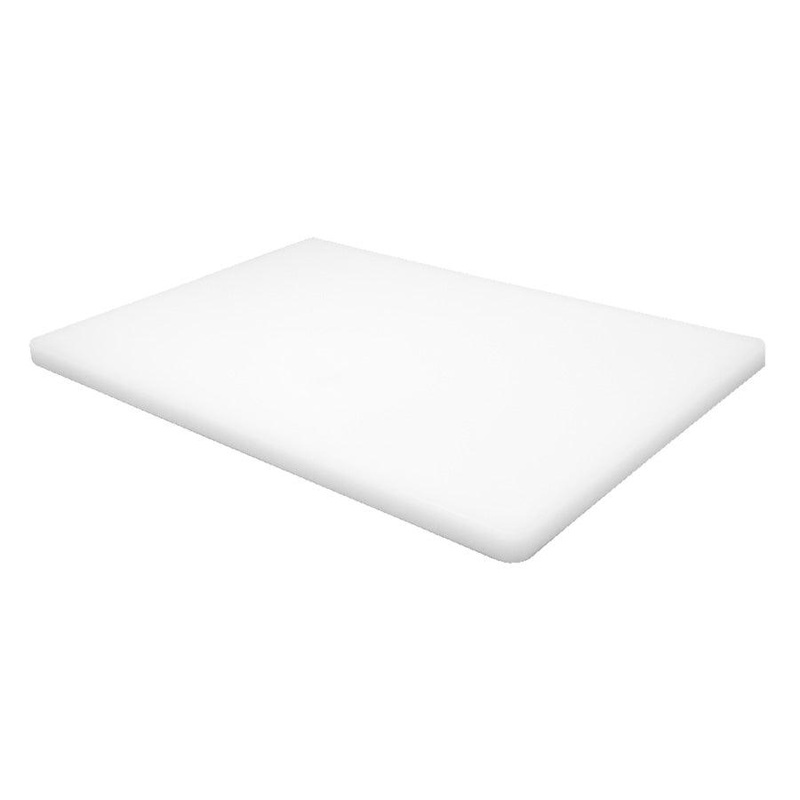 Nella 18" x 24" x 0.75" Polyethylene Cutting Board - White - 41416