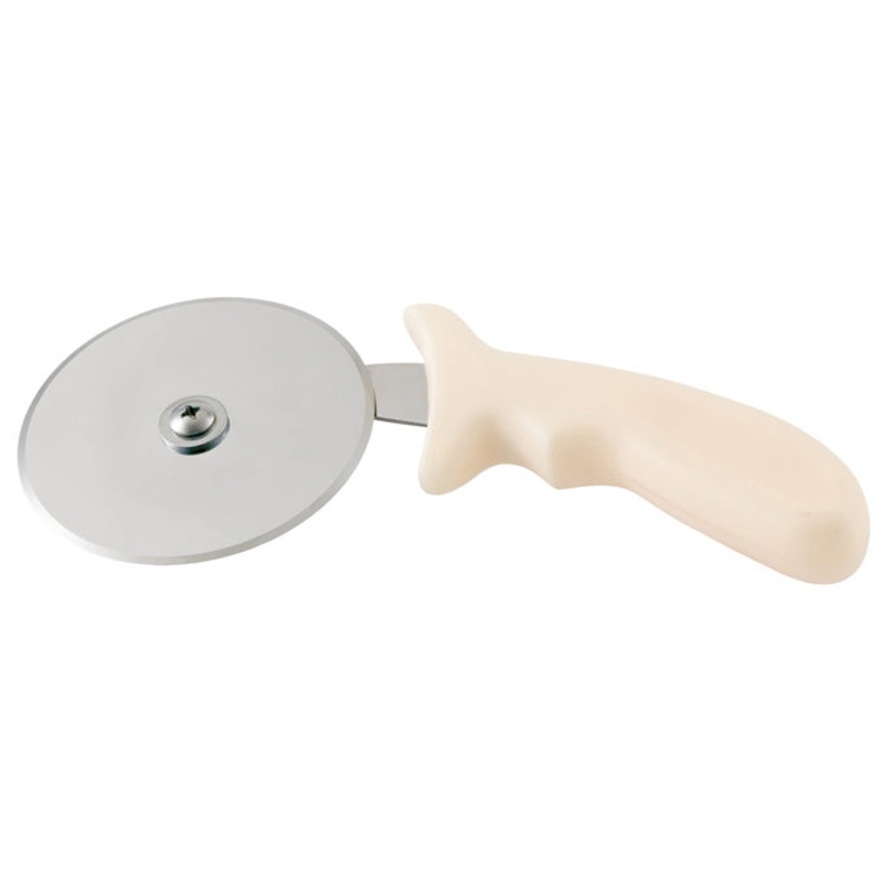 Winco PPC-4W 4" White Polypropylene Pizza Cutter