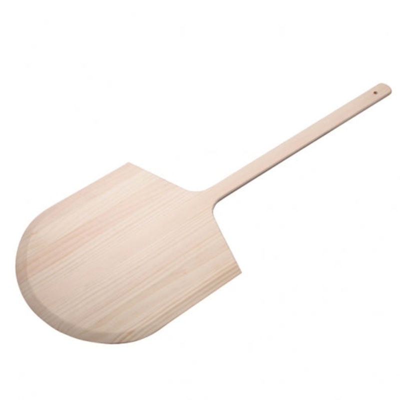 Winco WPP-1642 17.5" x 16" Wooden Pizza Peel with 24.5" Handle