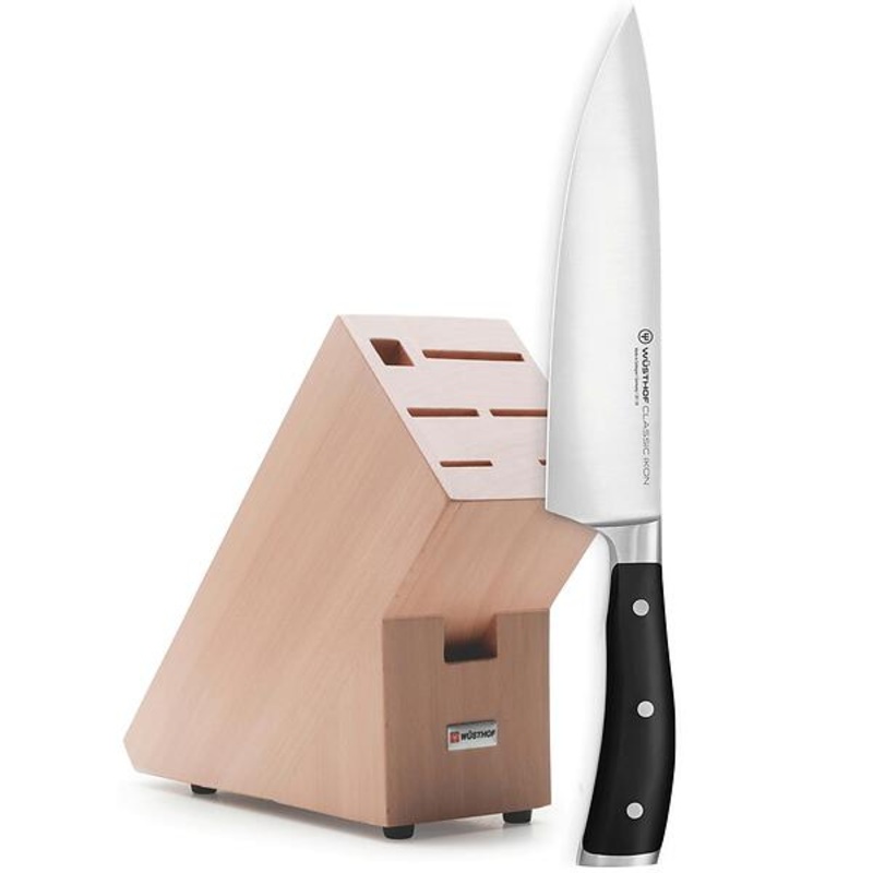 Wusthof Classic Ikon 8" Chef's Knife with Block Set - 1090370101