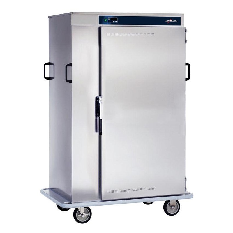 Alto-Shaam 1000-BQ2/128 Hot Holding Banquet Mobile Cart with 2 Full-Size Pan - 120V, 1 Phase