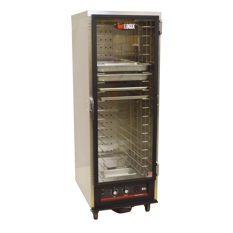 Carter-Hoffmann hotLogix HL2-18 36-Pan Non-Insulated Heated Holding Cabinet With Mechanical Controls - 120V/2,100W