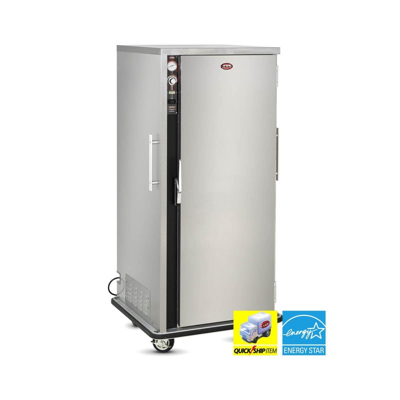 FWE UHS-12 32.75" Full-Size Humidified Heated Mobile Holding Cabinet with Thermostatic Control - 120V, 1 Phase
