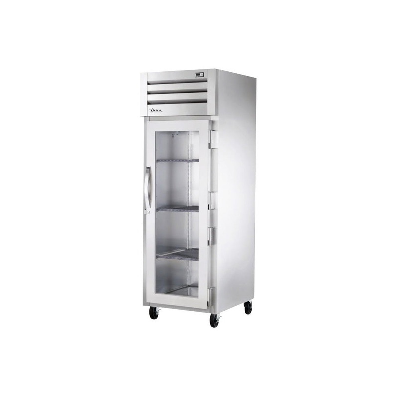 True STA1H-1G Reach-In Glass Swing Door Heated and Holding Cabinet with Digital Display - 1500W