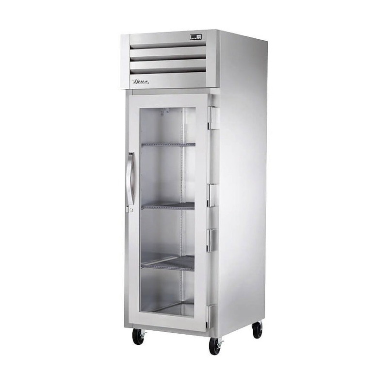 True STG1H-1G 27.5" Reach-In Glass Swing Door Heated Cabinet - 1500W