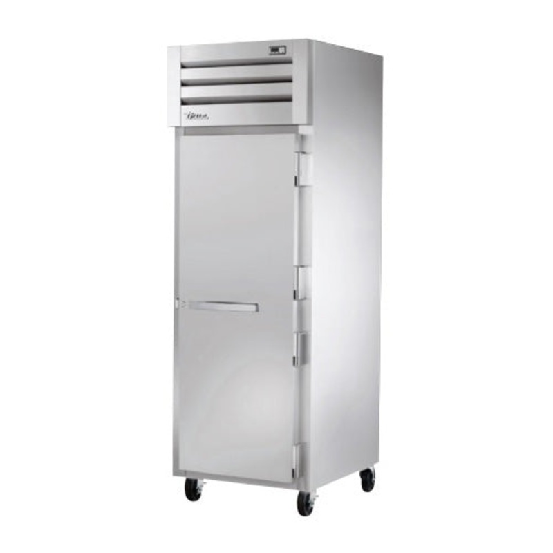 True STG1H-1S 27.5" Reach-In Solid Swing Door Heated Cabinet - 1500W