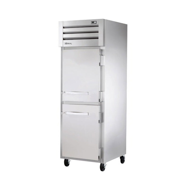 True STR1H-2HS 27.5" Reach-In Solid Half Swing Door Heating and Holding Cabinet - 1500W