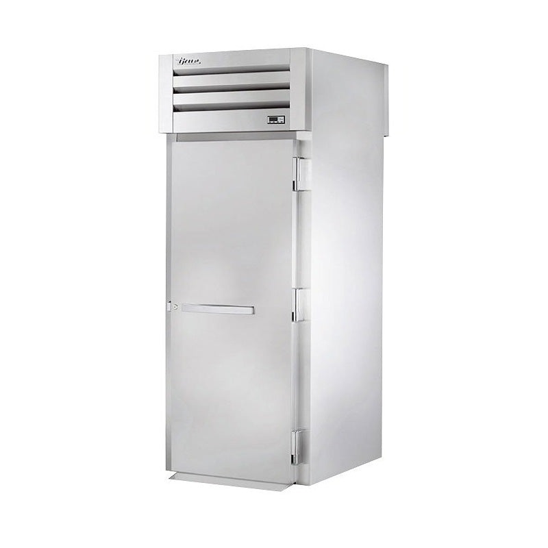 True STR1HRT89-1S-1S 35" x 88" Roll-Thru Solid Swing Door Heating and Holding Cabinet - 2000W