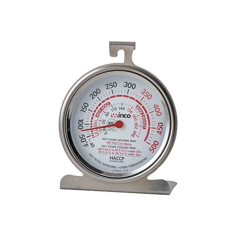 Winco TMT-OV3 3 Diameter Oven Dial Thermometer